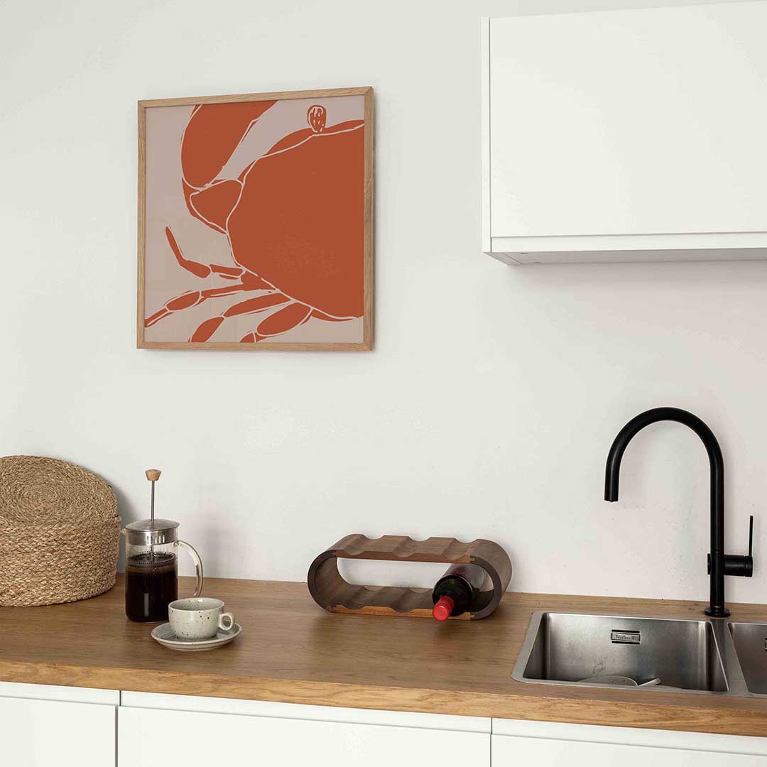 Oranje krab Poster