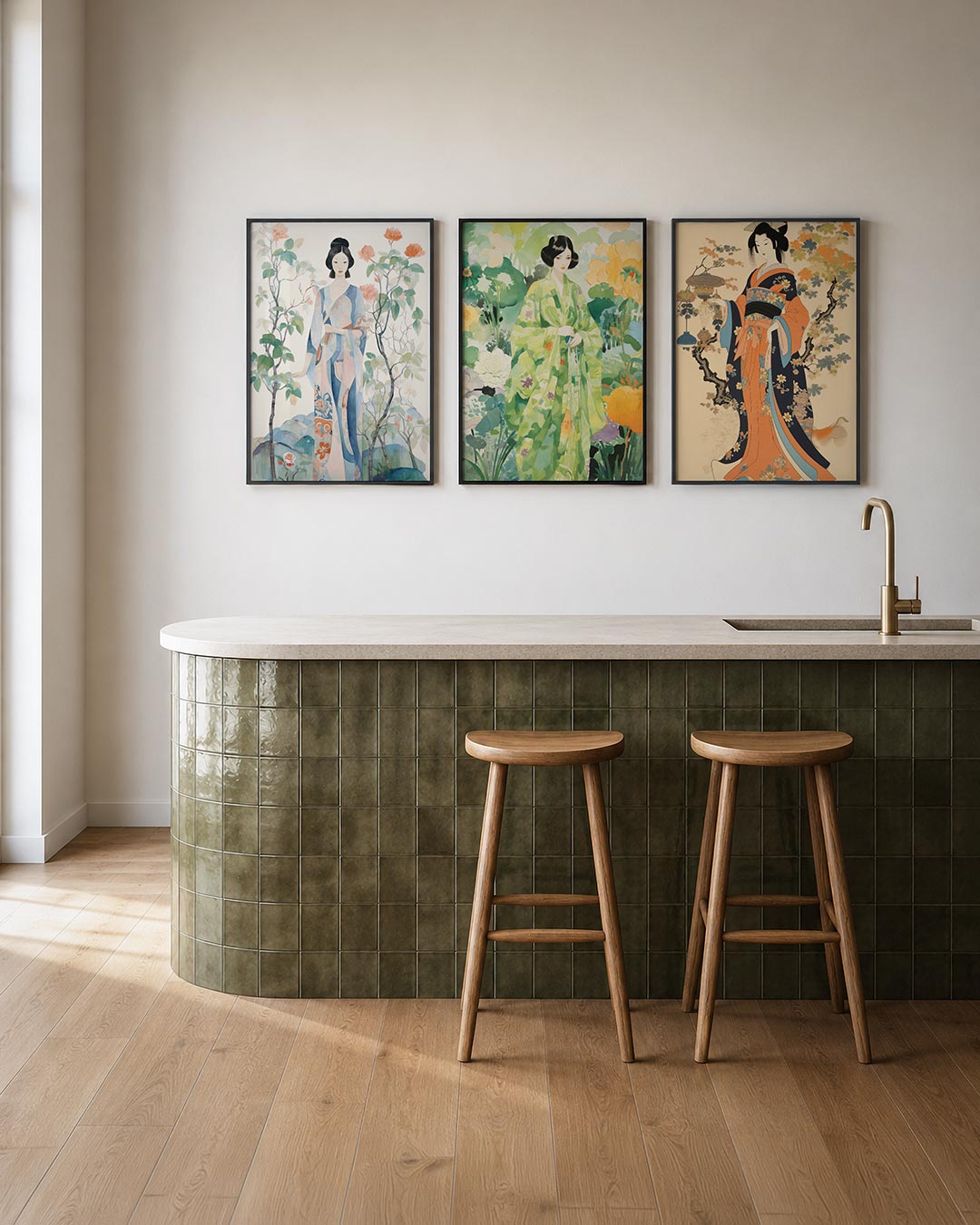 Natuurlijke elegantie Posterset