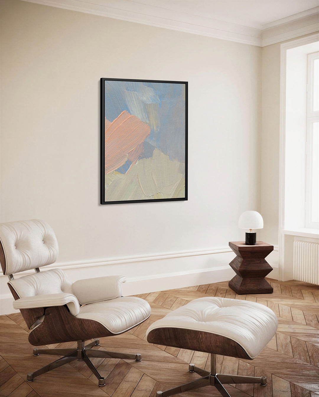 Zachte kleurvlakken Kunstwerk