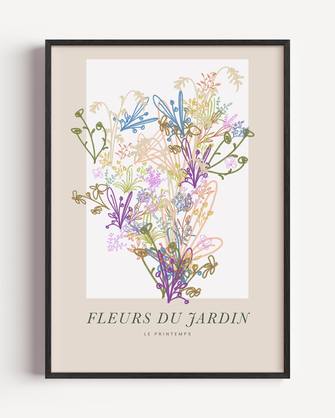 Bloemenpracht in de Lente Poster-WallArtistic