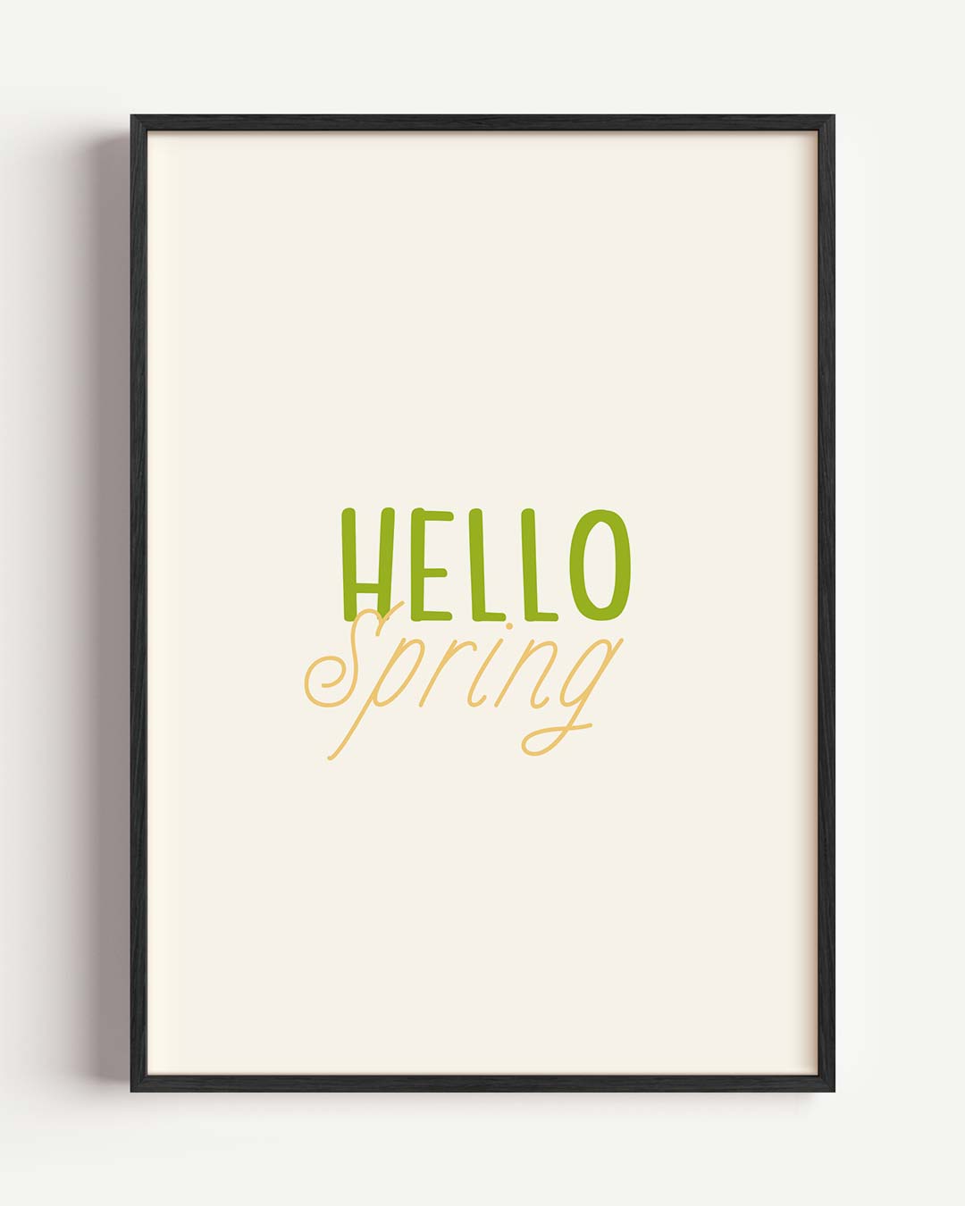 Hello Spring Poster