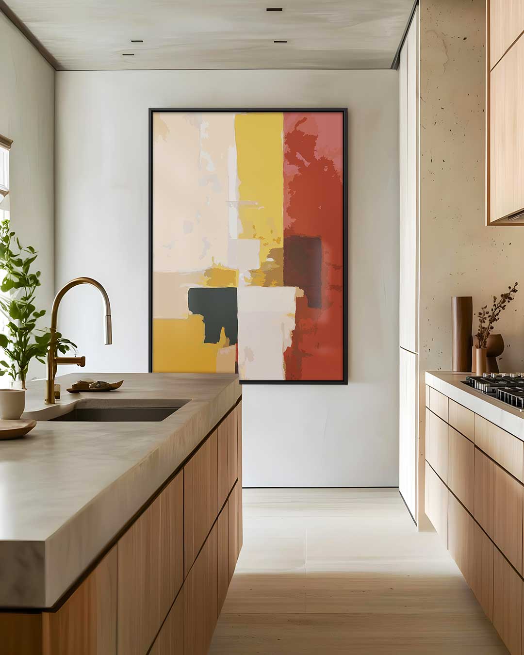 Warm Contrast Kunstwerk-canvas-dibond-plexiglas-wanddecoratie-WallArtistic