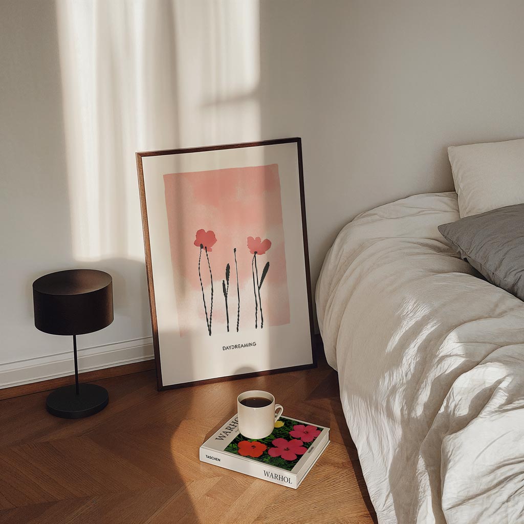 Dromerige Bloemen Poster