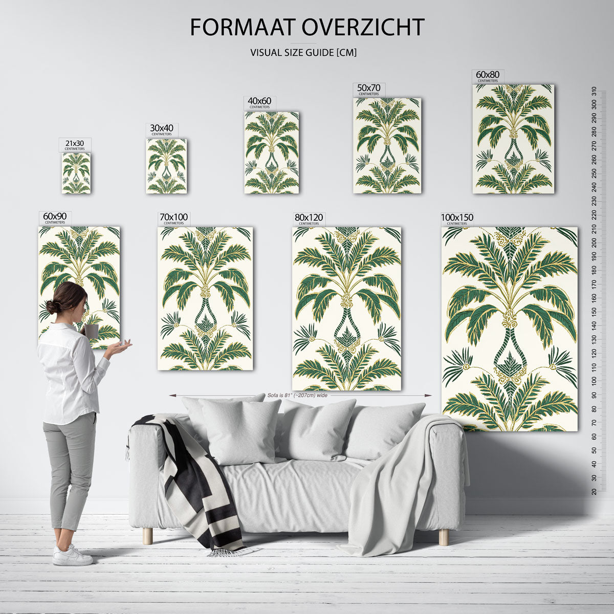 Groene bladeren Poster