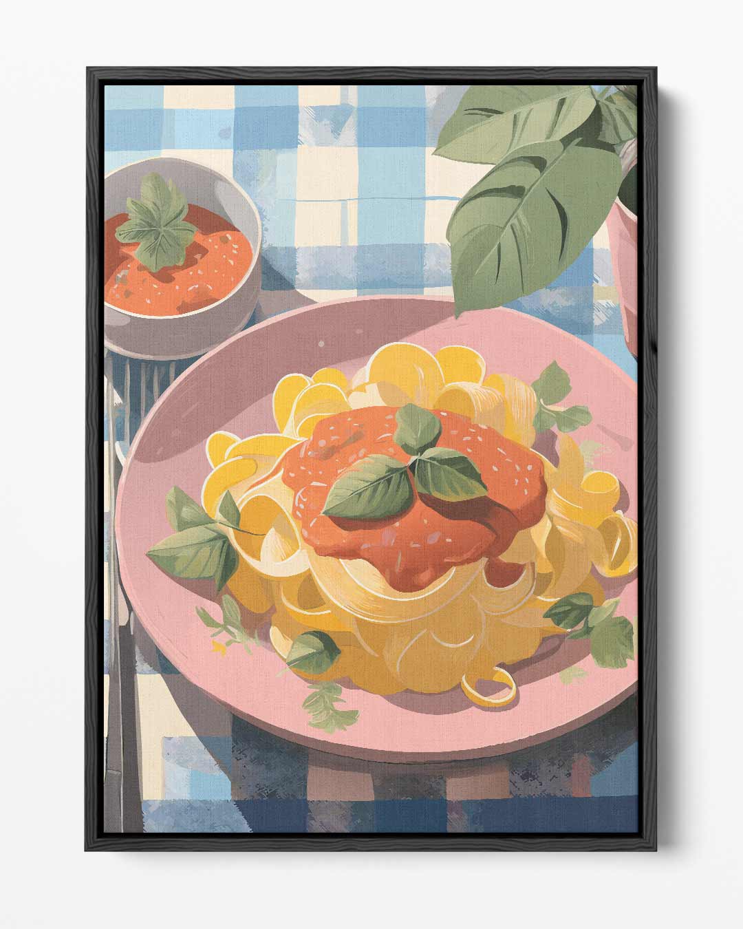 Italiaanse Sferen op Tafel Kunstwerk-canvas-dibond-plexiglas-wanddecoratie-WallArtistic