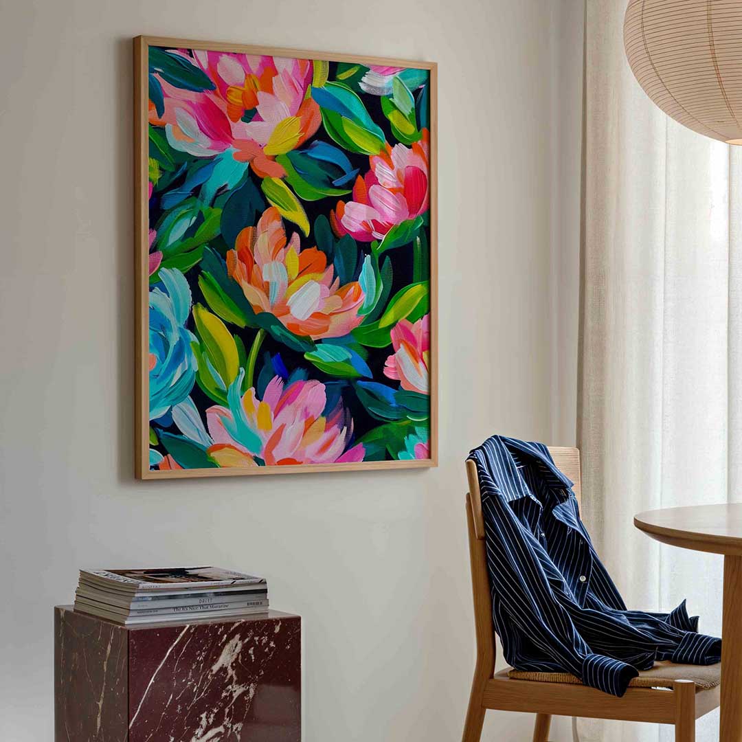 Bloemenexplosie Poster
