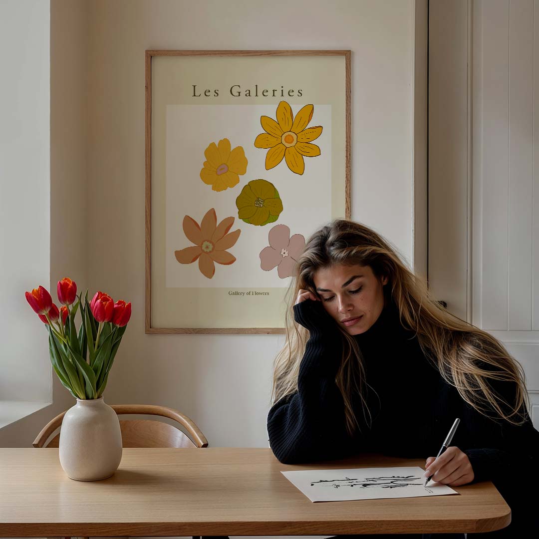 Bloemengalerij Poster-WallArtistic