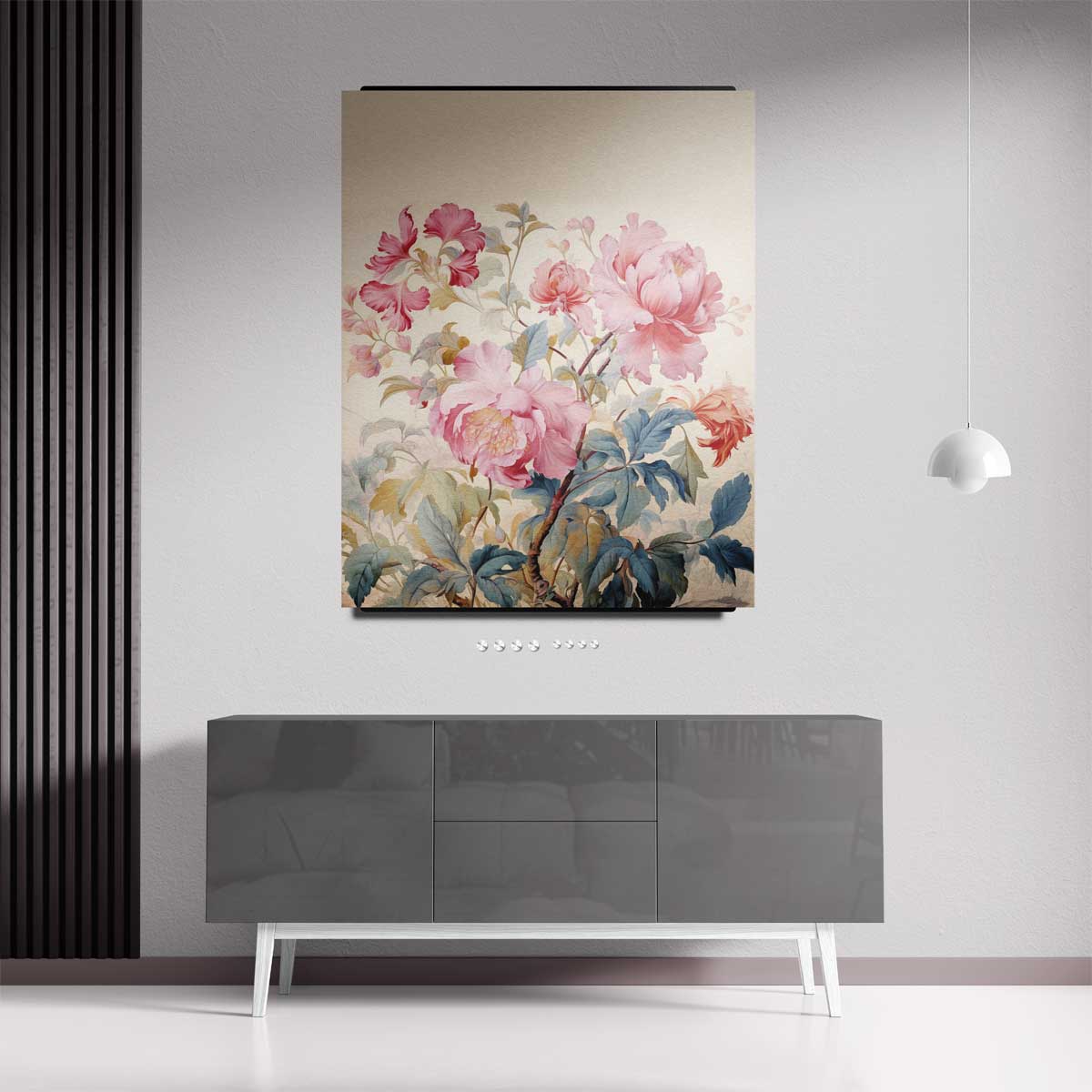 Bloemenpracht op Behang Kunstwerk-canvas-dibond-plexiglas-wanddecoratie-WallArtistic