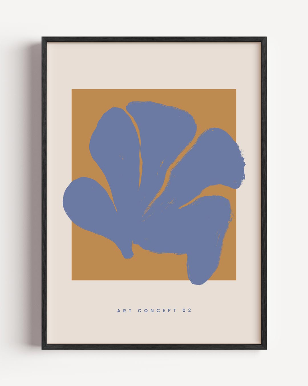 Abstracte Bloem Expressie Poster-WallArtistic