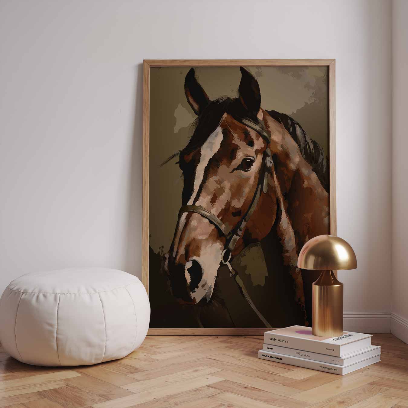 Elegante Paardenkracht Poster
