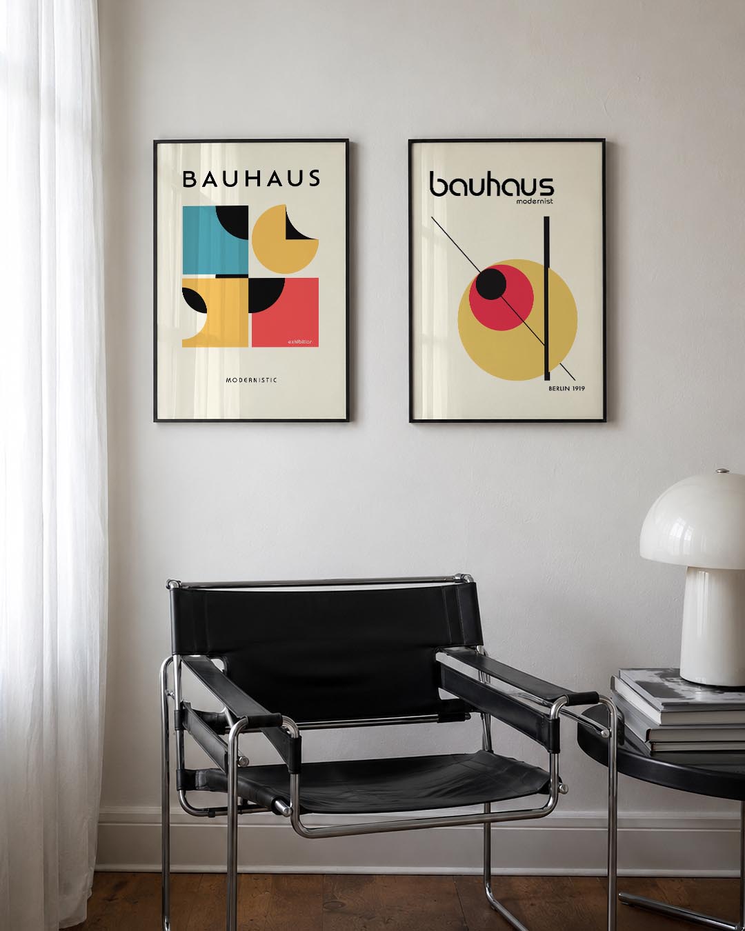 Vorm en kleurenspel Posterset