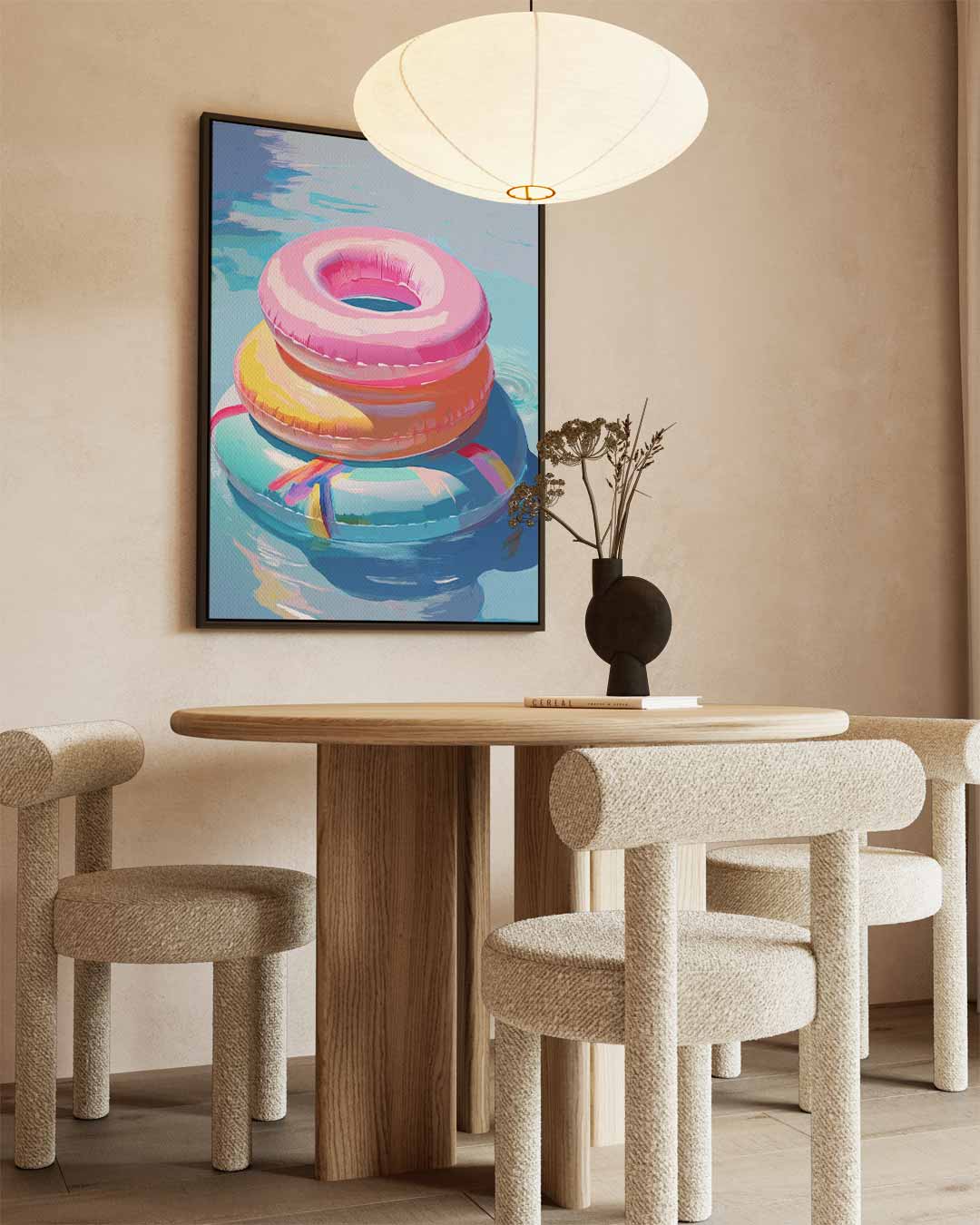 Drijvende Kleuren Kunstwerk-canvas-dibond-plexiglas-wanddecoratie-WallArtistic