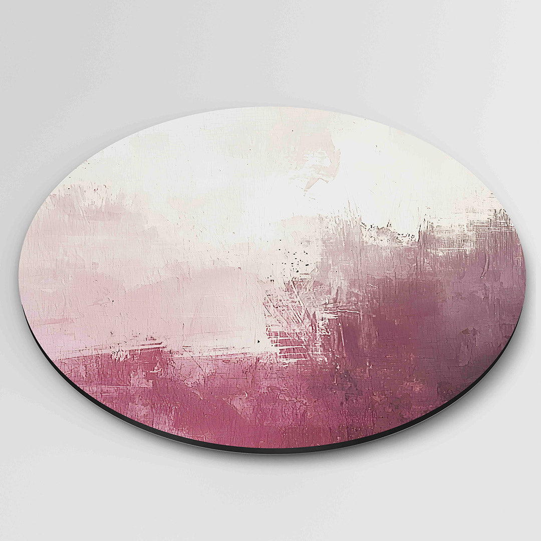 Abstracte roze Muurcirkel