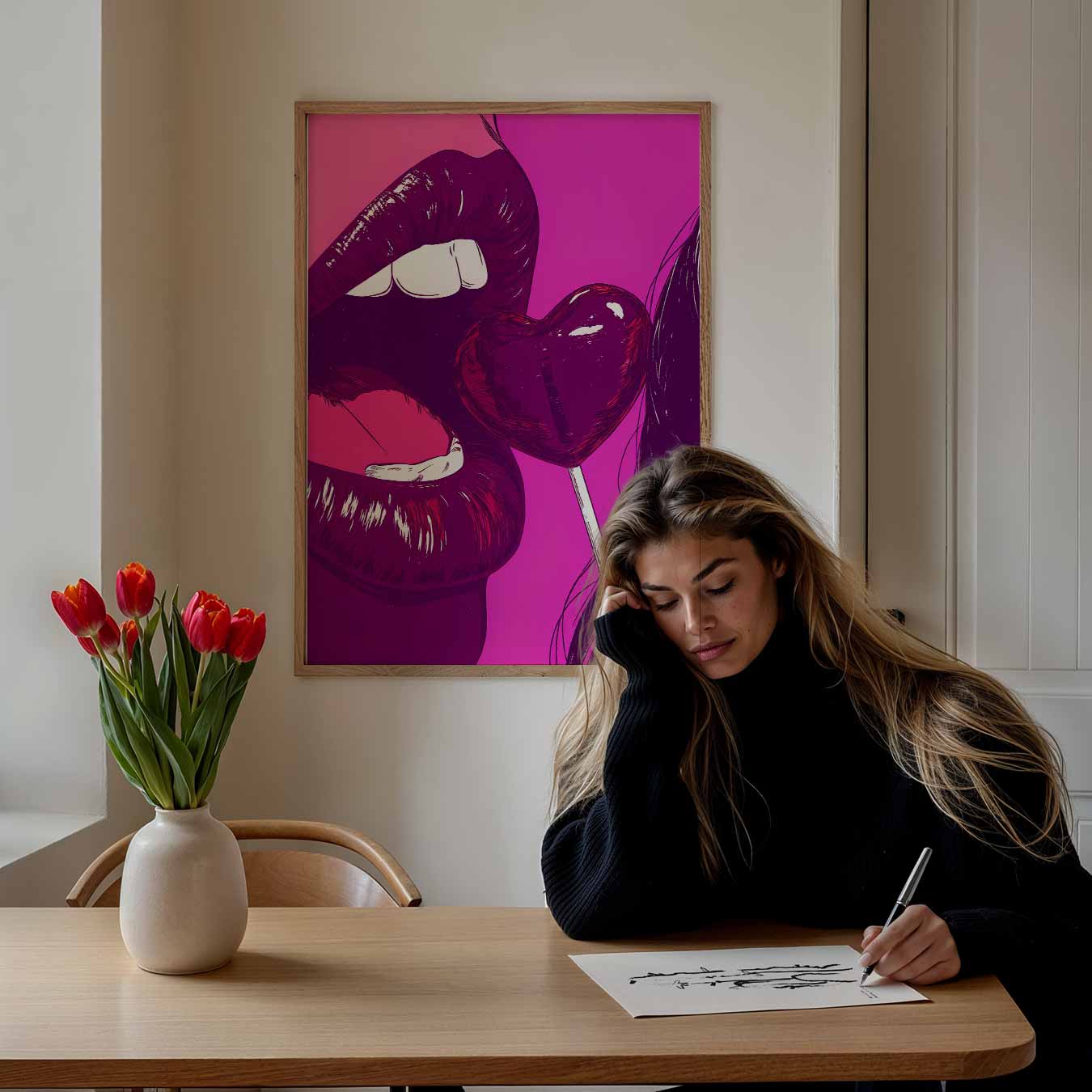 Liefdevolle Lollipop Luxe Poster