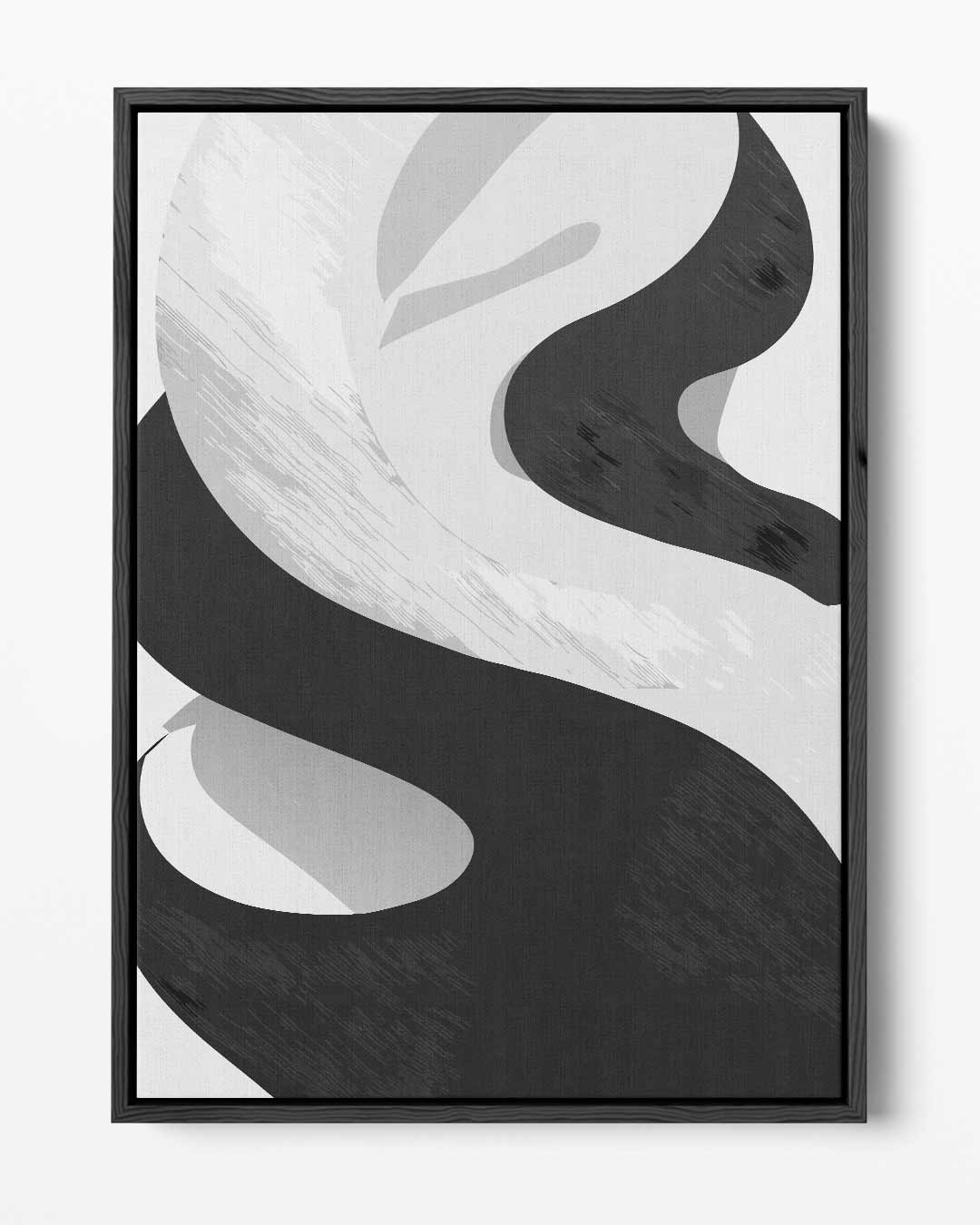 Abstracte Golfbeweging Kunstwerk-canvas-dibond-plexiglas-wanddecoratie-WallArtistic