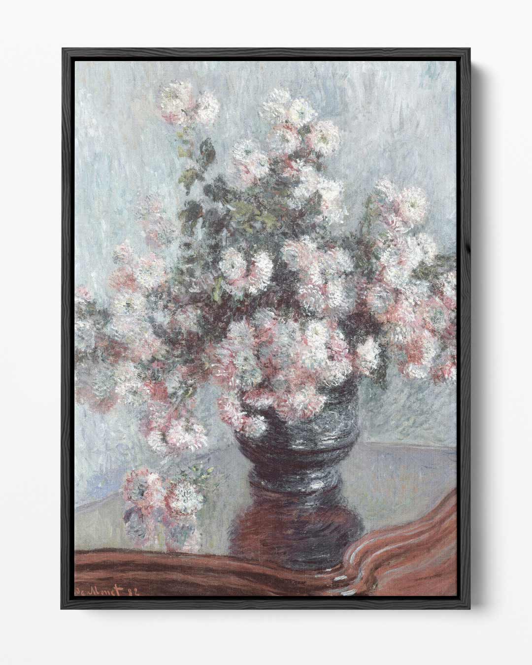 Bloemen in een Vaas Kunstwerk-canvas-dibond-plexiglas-wanddecoratie-WallArtistic