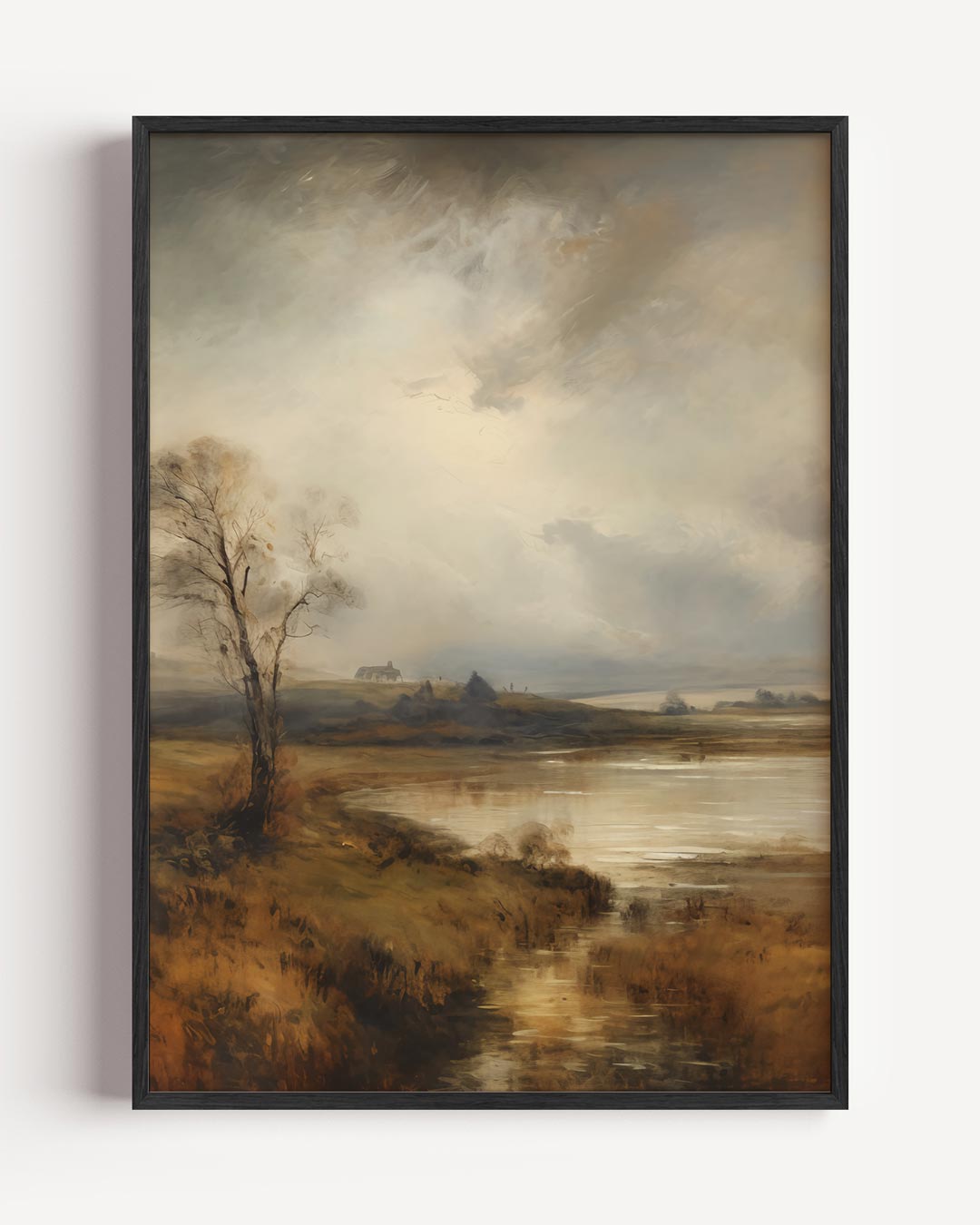 Rustiek Landschap in Herfstsfeer Poster-WallArtistic