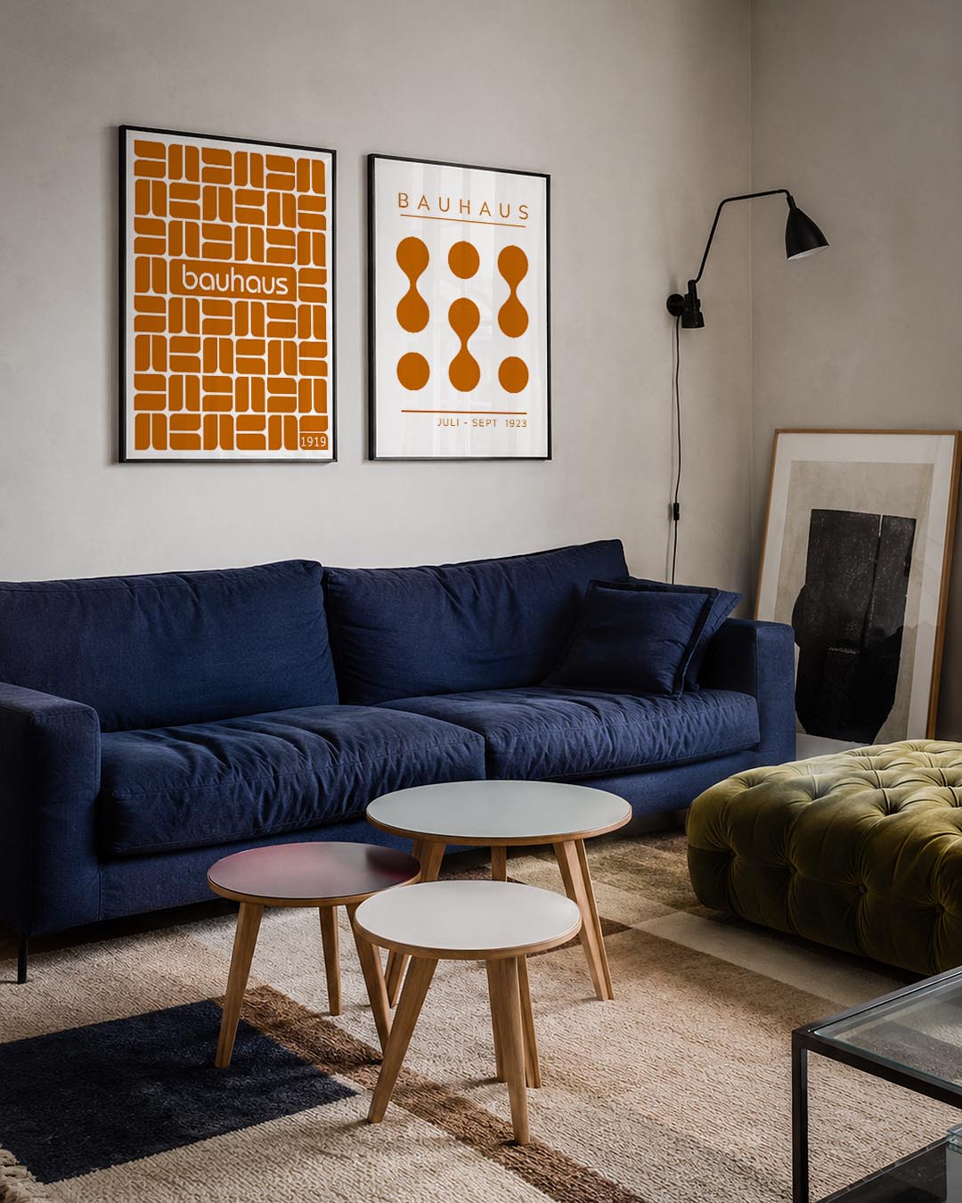 Vormritme en kleur Posterset