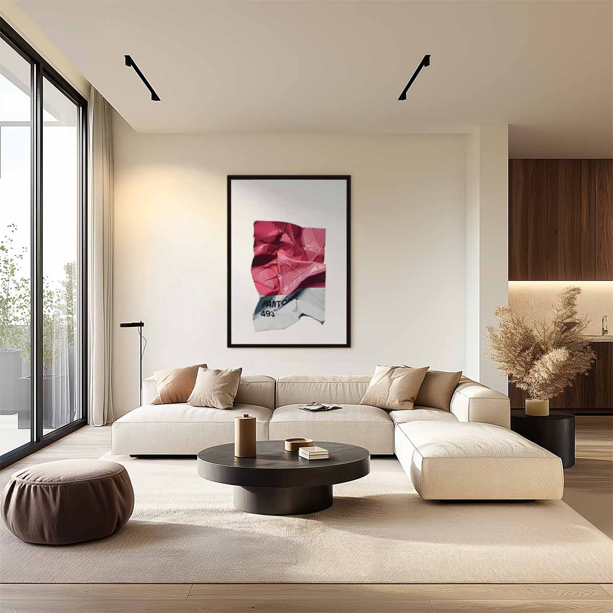 Crushed Pantone Art Kunstwerk-canvas-dibond-plexiglas-wanddecoratie-WallArtistic