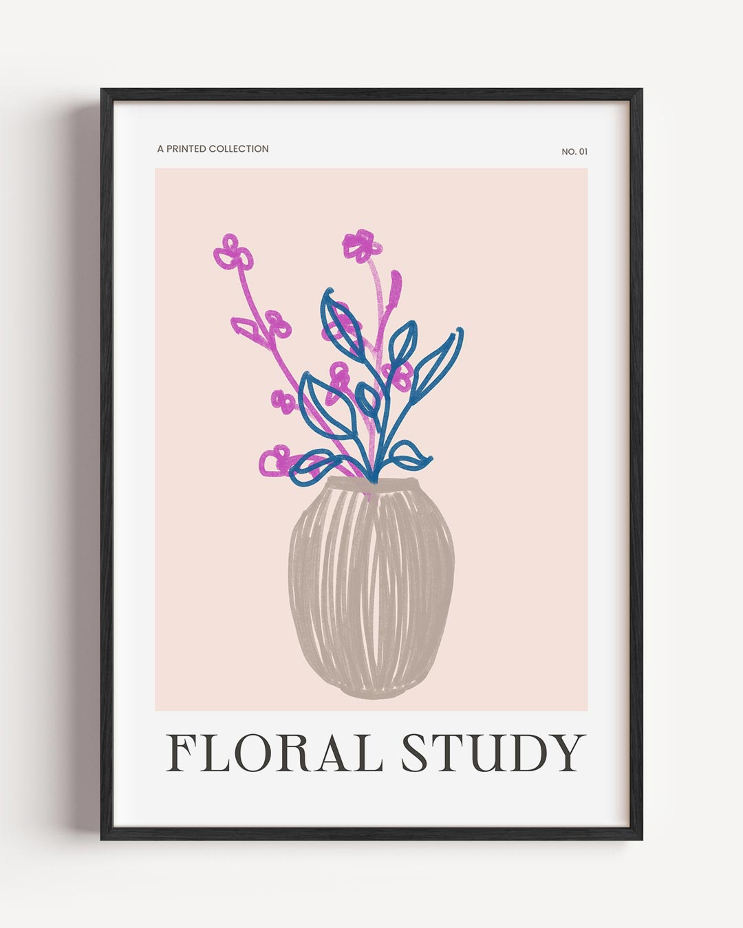 Stijlvolle Bloemenprint Poster-WallArtistic