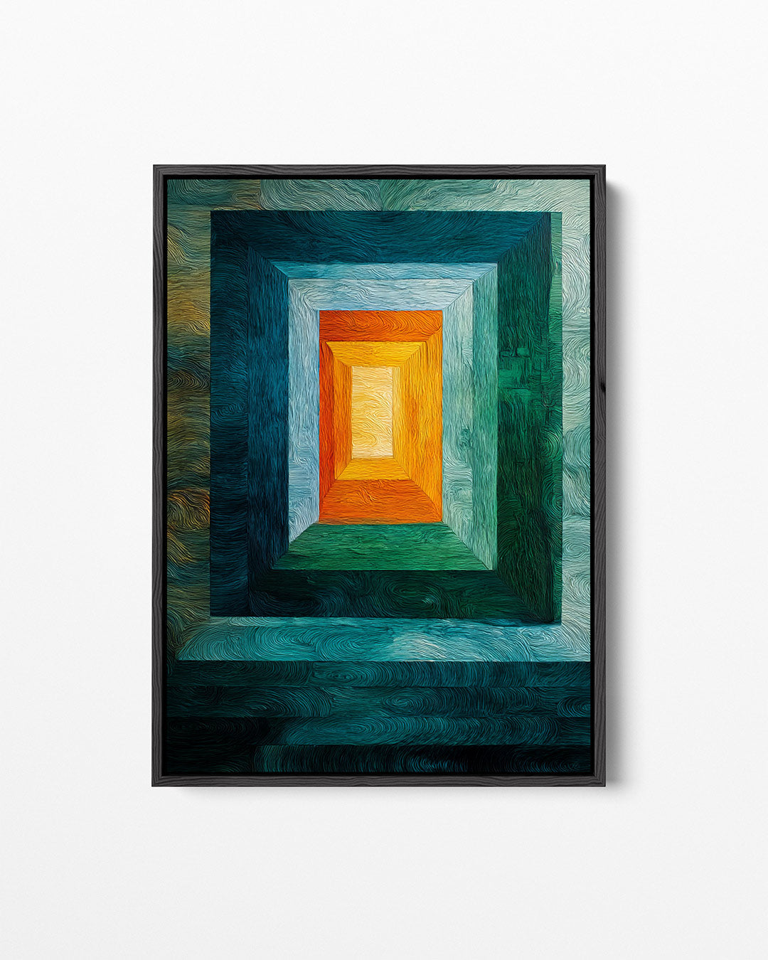 Kleurrijke geometrie Kunstwerk