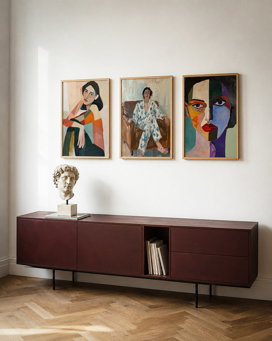 Vorm en kleurenspel Posterset