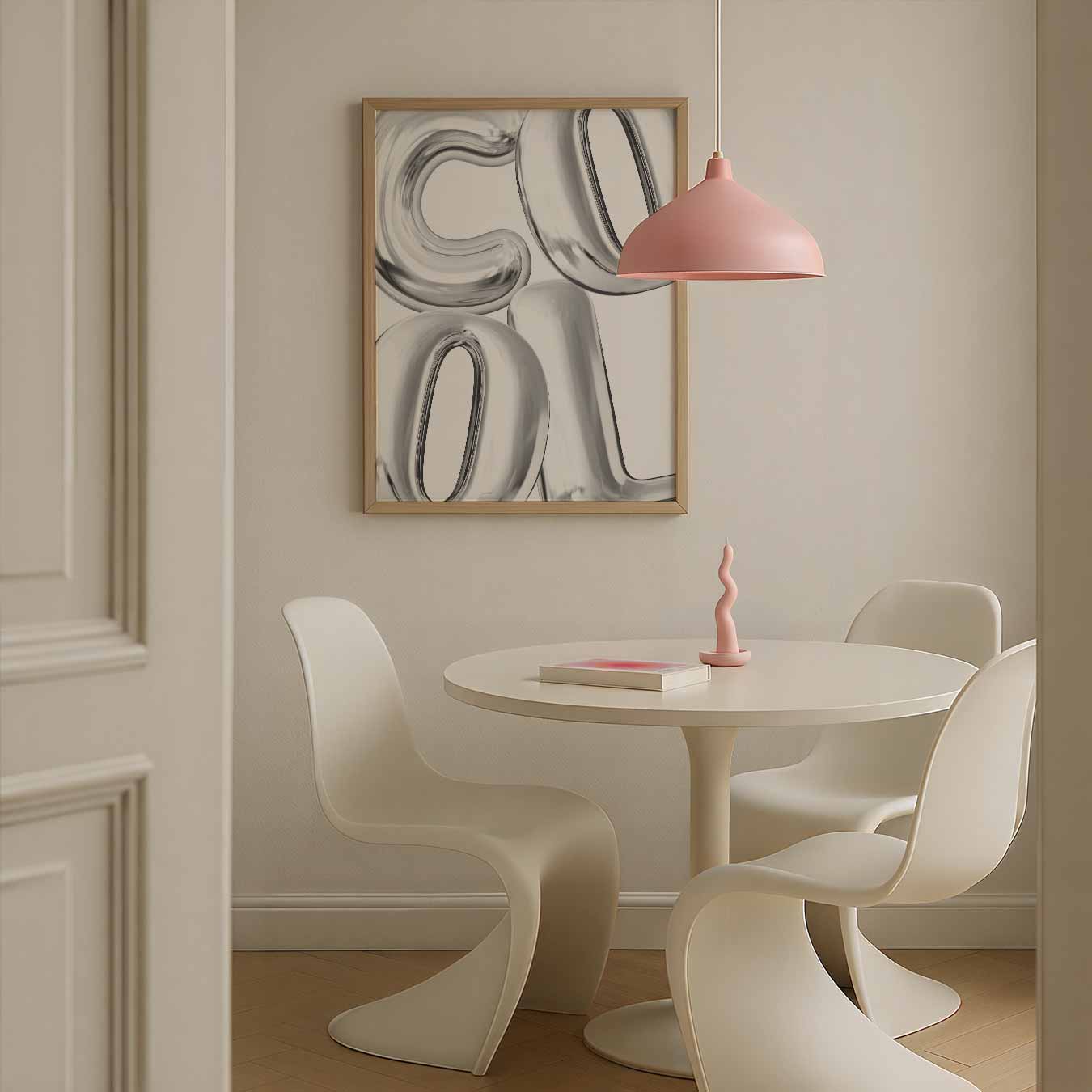 Coole Zilveren Ballonposter