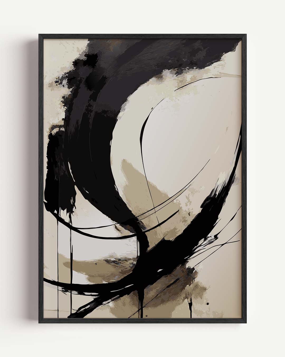 Abstracte Elegantie Poster
