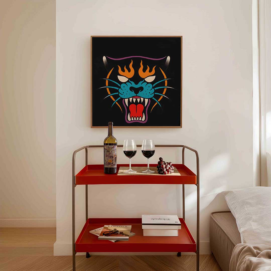Panter gezicht Poster
