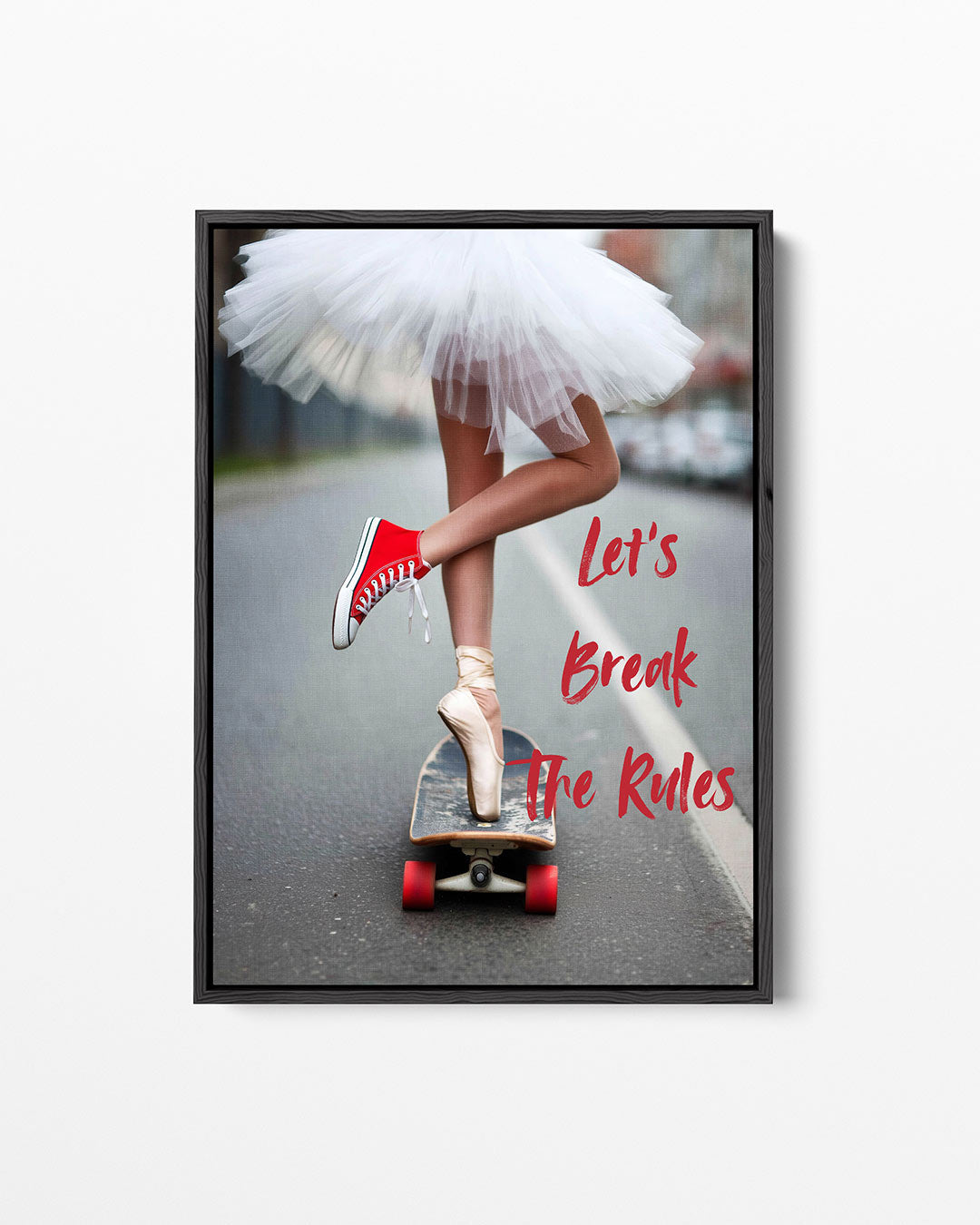 Dans op skateboard Kunstwerk