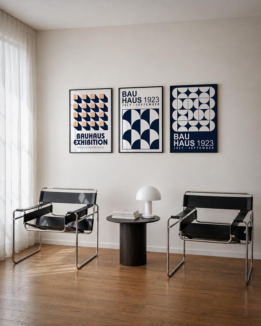Vorm en schaduw Posterset