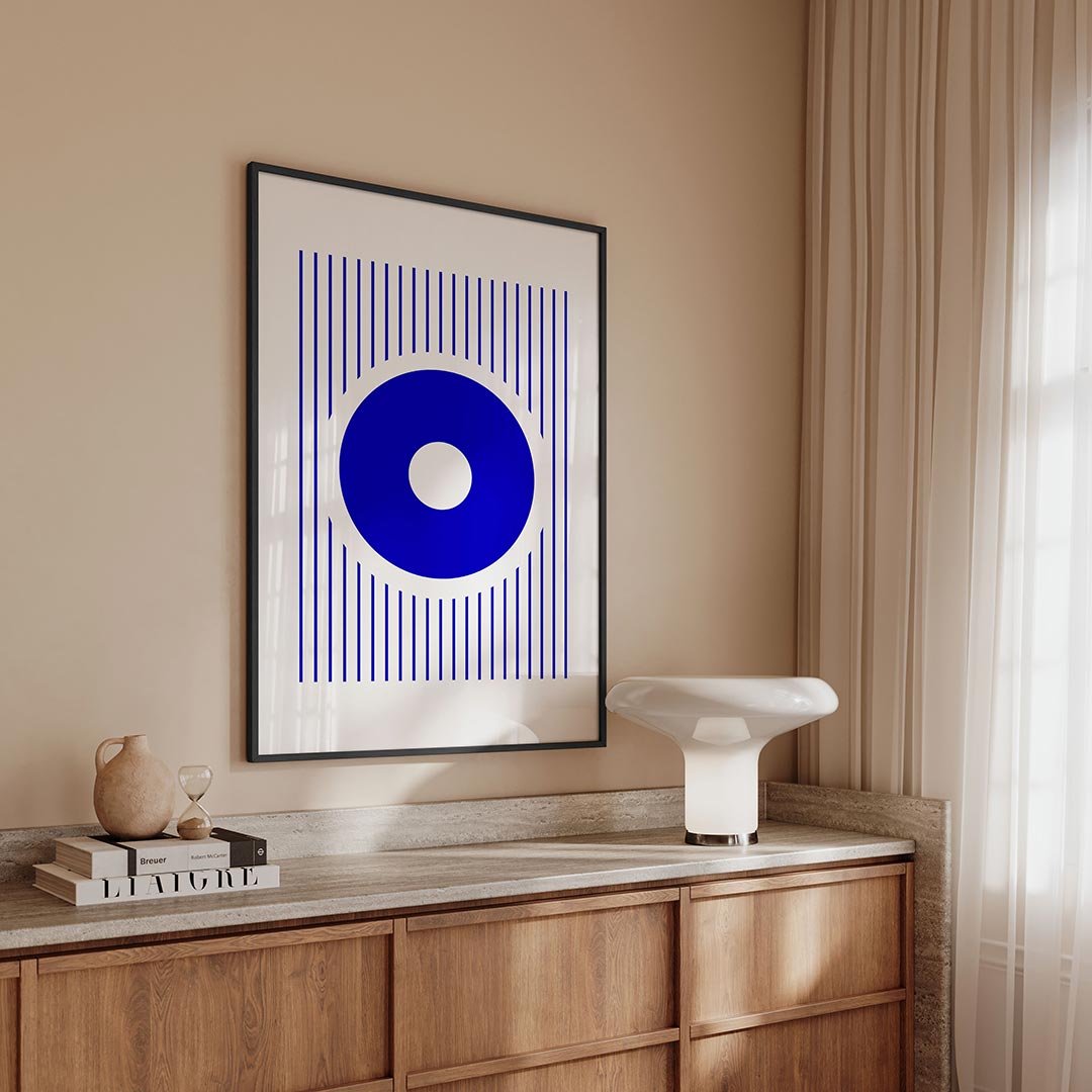 Cirkels en lijnen Poster