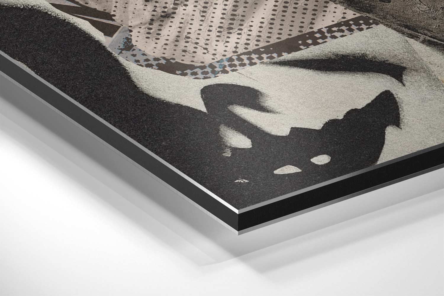 Modern Collage met Antieke Invloeden Kunstwerk-canvas-dibond-plexiglas-wanddecoratie-WallArtistic