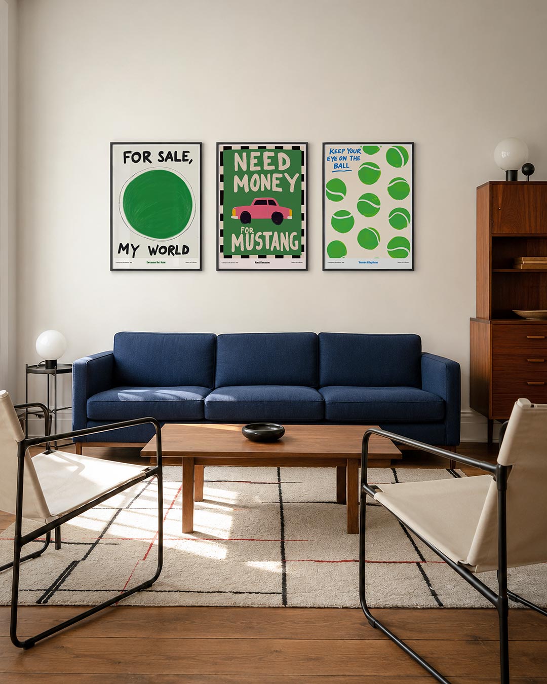 Groene cirkel Posterset