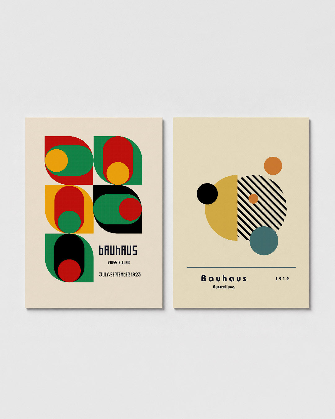 Kleurrijke vormen Posterset