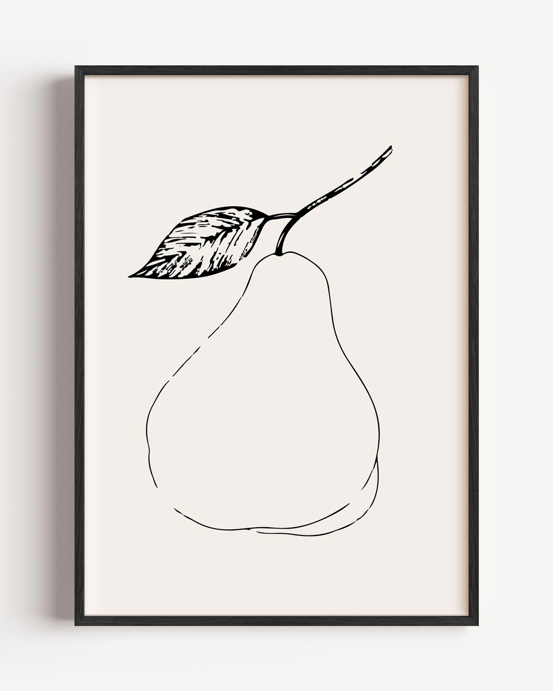 Elegante Peer Illustratie Poster-WallArtistic