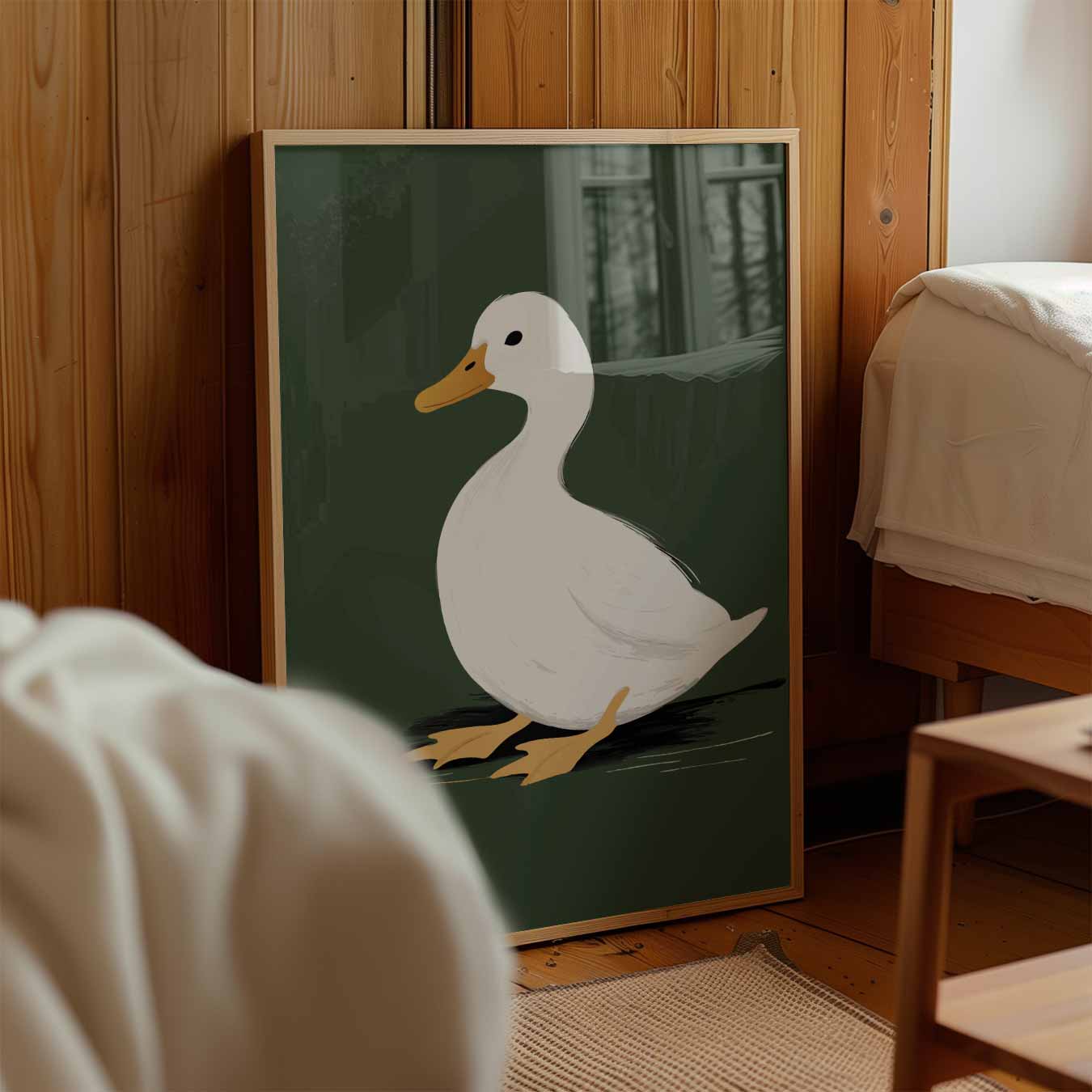 Schattige Eend Poster