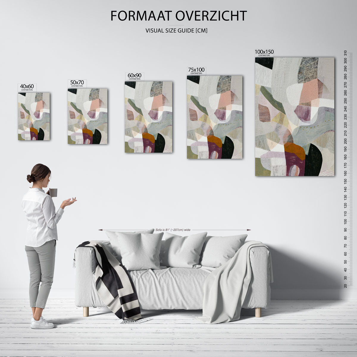 Organische vormen Kunstwerk