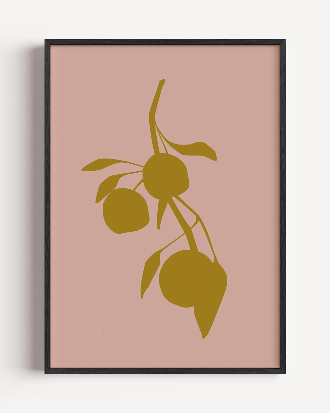 Elegante Citrus Kunstposter-WallArtistic