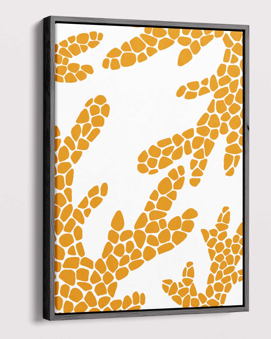 Giraffe Patronen Kunstprint Kunstwerk-canvas-dibond-plexiglas-wanddecoratie-WallArtistic