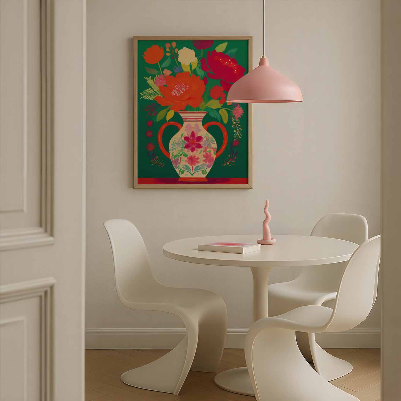 Bloemenpracht in Vaas Poster