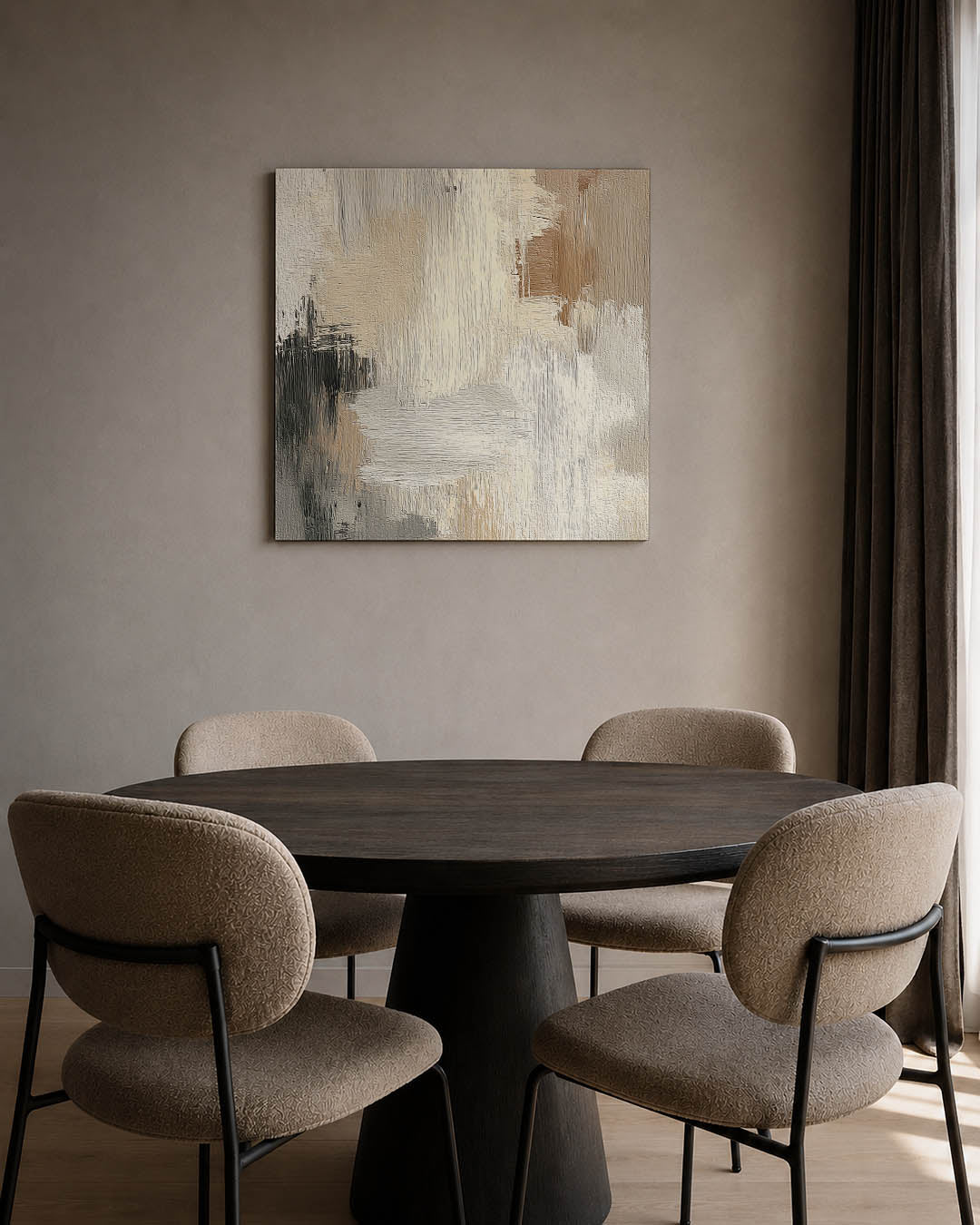 Zachte kleuren harmonie Kunstwerk