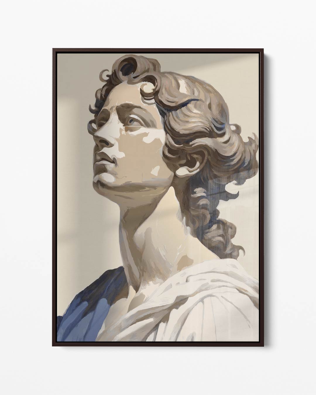 Klassieke Sculptuur Portret Kunstwerk-canvas-dibond-plexiglas-wanddecoratie-WallArtistic