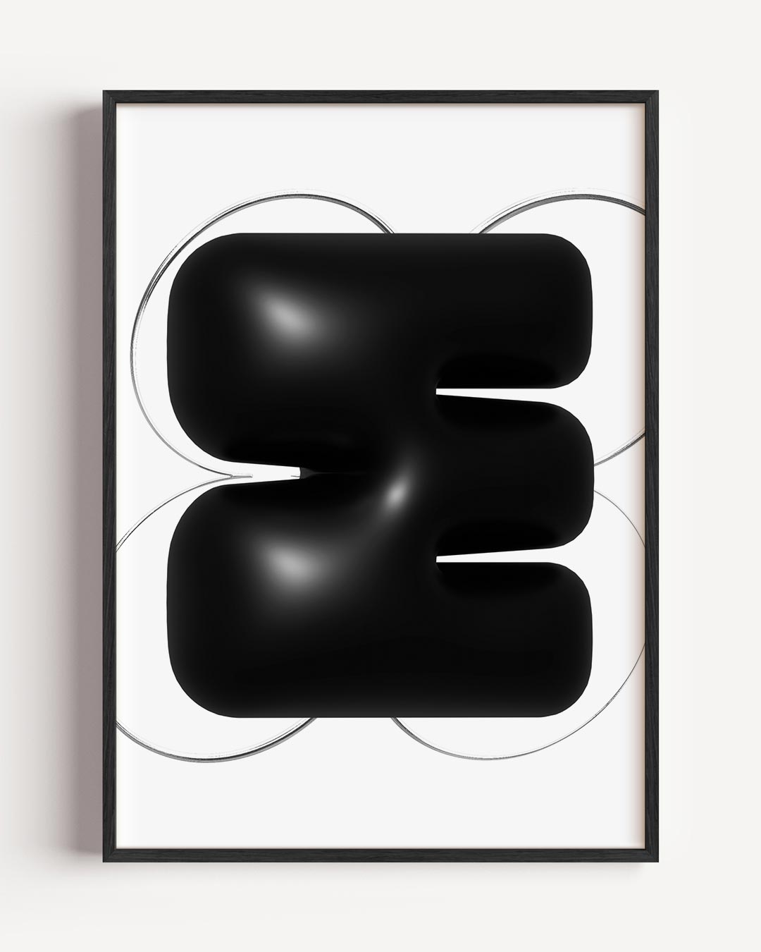 Modern Abstract Kunstwerk Poster