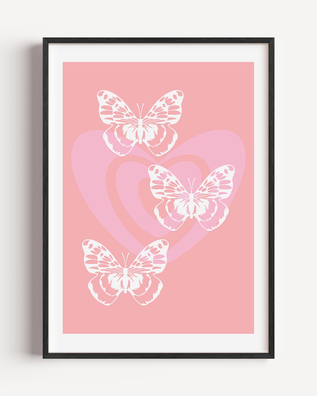 Vlinderhart Poster-WallArtistic