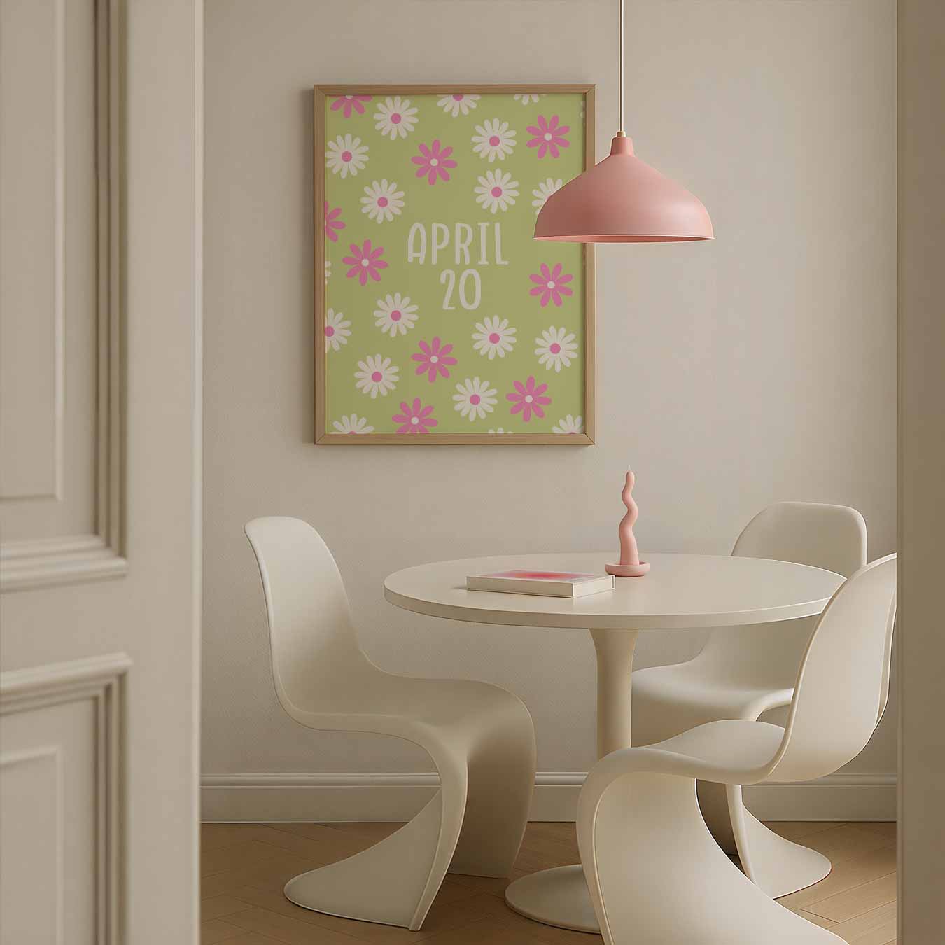 Vrolijke Bloemen Kalenderposter