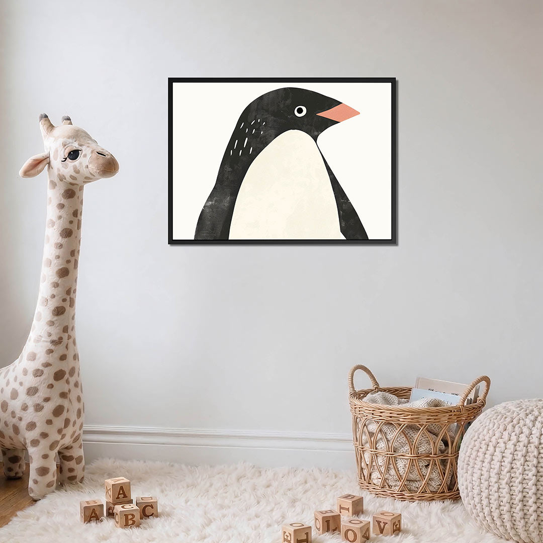 Gestileerde pinguïn Kunstwerk