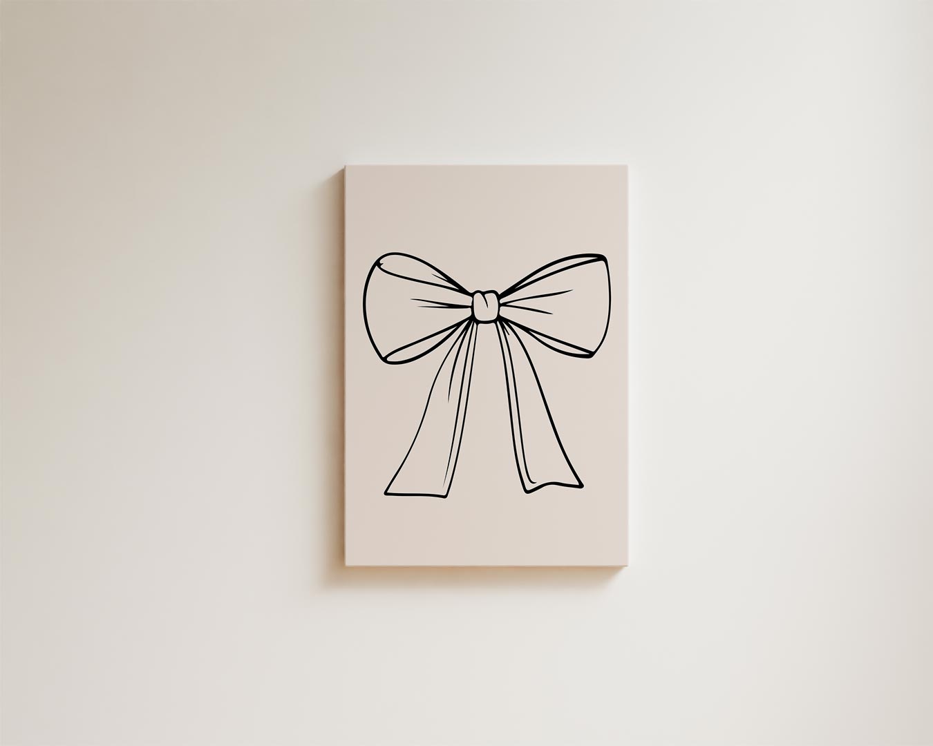 Elegante Strik Illustratie Kunstwerk-canvas-dibond-plexiglas-wanddecoratie-WallArtistic