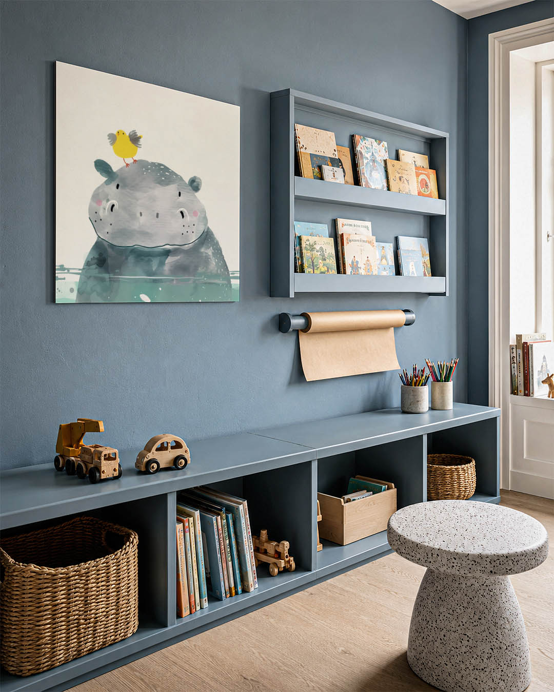 Dierenvrienden illustratie Kunstwerk