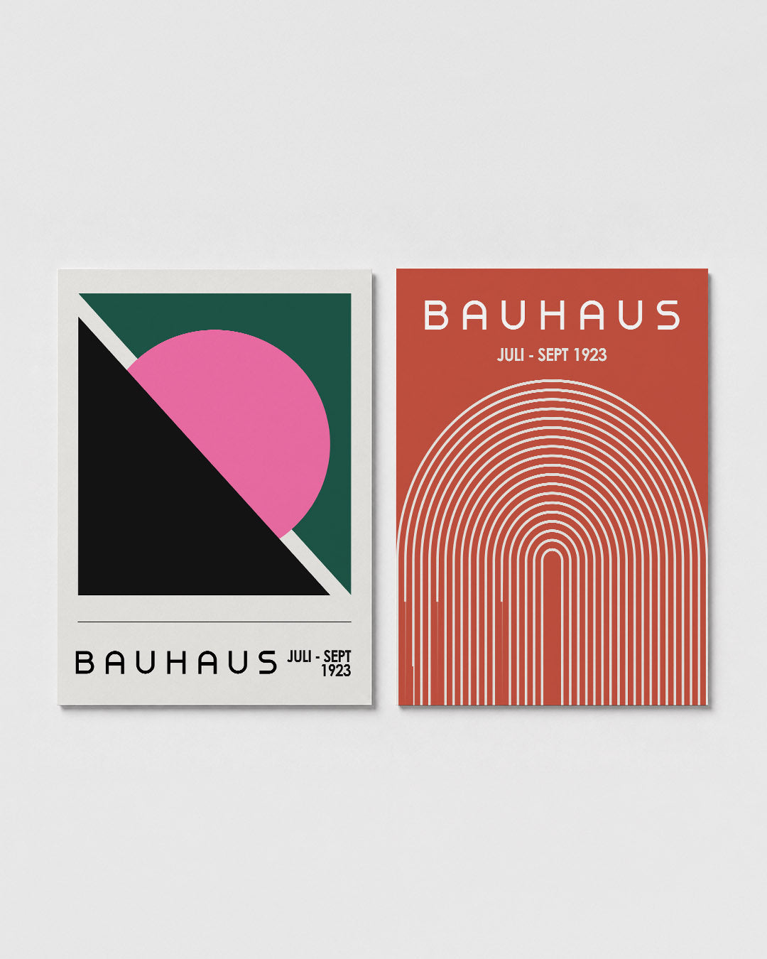 Vormen en kleurvlakken Posterset